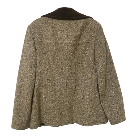 Devon Hall Brown and Cream Tweed Jacket. Vintage. - Picture 2 of 11